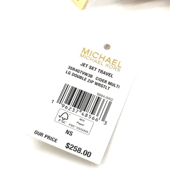 Michael Kors Large Double Zip Wallet
Wristlet Cider Multi - Picture 8 of 8